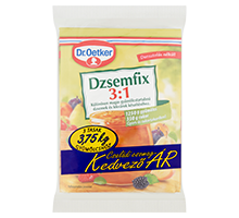 DR. OETKER DZSEMFIXEK 3:1, 2:1, sárgabarackhoz családi csomag, 4:1 XXL 60 g - 75 g