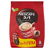 NESCAFÉ 3IN1 INSTANT KÁVÉK 20+4 db 24x16,5 g - 24x17 g